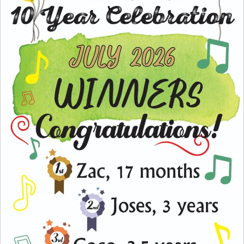 July 2026 Competition Winners